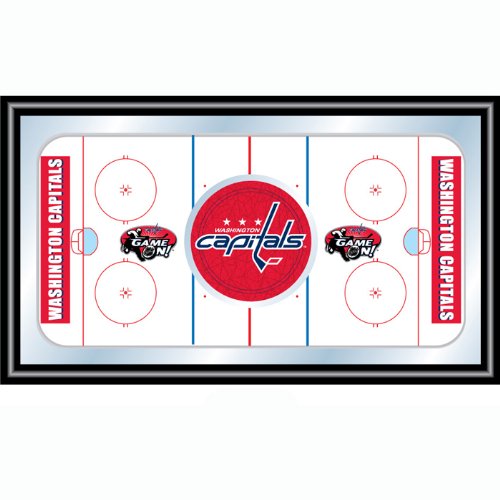Trademark NHL Washington Capitals Framed Hockey Rink Mirror
