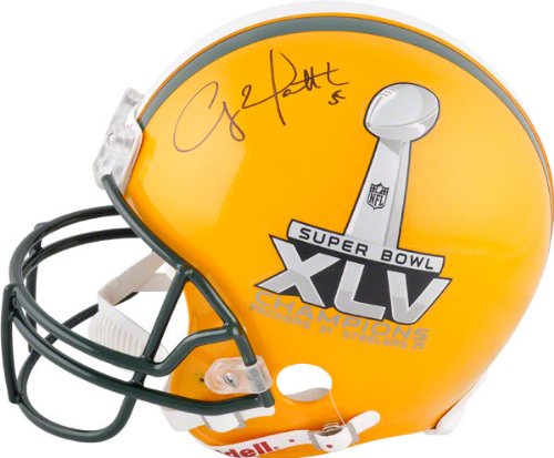 Clay Matthews Autographed Pro-Line Helmet | Details: Green Bay Packers, Half and Half, Super Bowl XLV Champions Logo