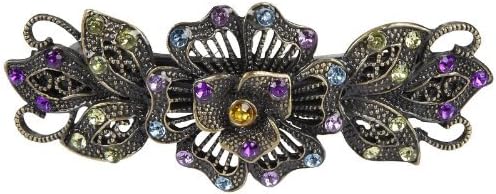 Revlon Hair Accessories Metal Flower Barrette, Clear by Revlon Hair Accessories