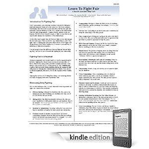 Learn To Fight Fair Helpcard - Robert Bacal 