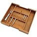 Lipper International Expandable Knife Organizer - Pecan Finish