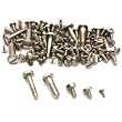 100 Clock Bell Case Screws Nickel Clockmaker Tool Parts