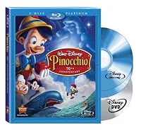 Pinocchio (Two-Disc 70th Anniversary Platinum Edition + Standard DVD+ BD Live) [Blu-ray]