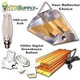 Digital Greenhouse 1000w HPS Grow Light w/ Maxwing Reflector