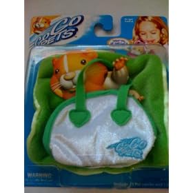 Zhu Zhu Pets Green Blanket and Green Carrier