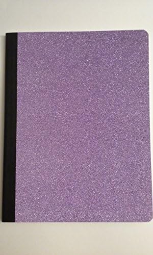 Teamade Glitter Composition Book (sparkly purple)