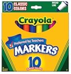 Crayola Classic Colors Broad Line 10...