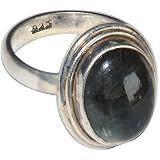 Romantic Gifts Sterling Silver Labradorite Rings US Size 4 (pr332rng)