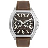 GUESS Men's Brown Leather Watch #11651G