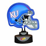 NCAA University of Kansas Neon Helmet