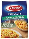 Barilla Cheese & Spinach Tortellini, Family, 12-Ounce Boxes (Pack of 4)