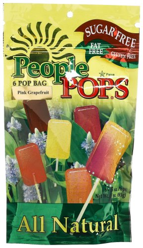 People Pops Pink Grapefruit Pops, 6-Pop Bags (Pack of 12)
