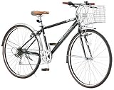 voldy・collection(ボルディ・コレクション)700Cカゴ、LEDライト、コイルタイプワイヤー錠付、シマノ6段変速クロスバイクVO-CRC7006STブラック VO-CRC7006ST voldy・collection(ボルディ・コレクション)700Cカゴ、LEDライト、コイルタイプワイヤー錠付、シマノ6段変速クロスバイクVO-CRC7006STブラック VO-CRC7006ST