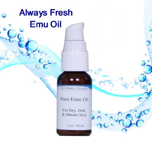 2 oz / (60 ml) 100% Pure Natural Emu Oil Refined (Moisturizing) - Scars, Wrinkles, Infections, Dry Mature Skin & More