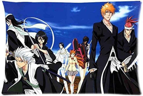 Ulive Anime Dakimakura Pillow Case Bleach Anime Hugging Pillowcase Best Christmas Gift 20X30 Inch 2 Sides