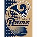 Saint Louis Rams NFL Royal Plush Raschel Blanket (Flash Series) (60