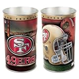 SAN FRANCISCO 49ERS OFFICIAL LOGO WASTEBASKET