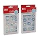Winter Snowflake and Let It Snow Icing Decorations - 24 Count