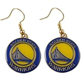 NBA Golden State Warriors Ladies Team Logo Dangle Earrings