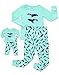 Leveret Girls Matching Doll & Kid Fish 2 Piece Pajama 100% Cotton (2-10 Years)