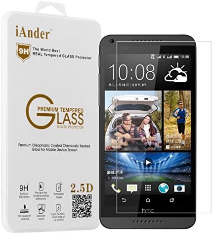 iAnder Premium Tempered Glass Screen Protector for HTC Desire 816 - Screen Protector for HTC Desire 816