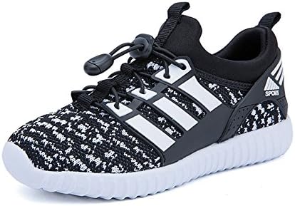 FashionSite Boy's & Girl's Not Tie Athletic Running Shoes Casual Fashion Sneakers For Kids