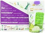 Happy Tot Organic Baby Food,Stage 4 Green Bean, Pear and Pea, 4.22-Ounce Pouches (Pack of 16)