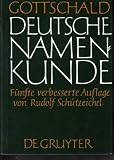 Deutsche Namenkunde
