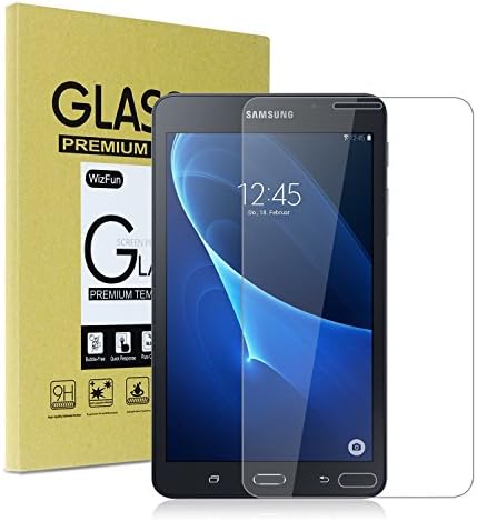 Galaxy Tab A 7.0 Glass Screen Protector - WizFun Tempered Glass Screen Protector For 7" Samsung Galaxy Tab A 7.0 (SM-T280/SM-T285) [Wifi and 4G Version] Tablet [9H Hardness]