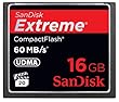 SanDisk SDCFX-016G-FFP Extreme Carte M�moire CompactFlash 60 Mo/s 16 Go