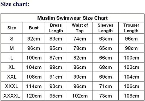 Asianlifestyle New Style Muslim Swimwear,Abaya,Arabic Islamic Swimwear Women,Muslim Swimsuit,Arabic Sports Swimwear ALSMSL017 (XL)