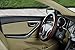 Custom Accessories 35600 Black Genuine Leather Steering Wheel Cover with Woodgrain Design