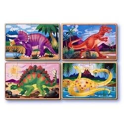Melissa & Doug Dinosaurs Puzzles in a Box