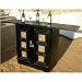 Royal Black Storage Wood Wine Rack Liquor Cabinet Table