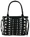 Beautiful Black Studded Handbag Purse Biker Chic