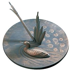 Whitehall Moss Green Loon Sundial - 00870 by Whitehall Thermometers
