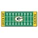 FANMATS 7352 Green Bay Packers Field Runner Rug - 30in. x 72in.