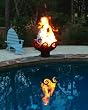 37 Inch Waves O' Fire Handcrafted Steel FireBowl