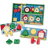 Melissa & Doug Sort, Match, Attach Nuts and Bolts Boards