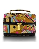 PurseN Abstract/Turquoise Small Tiara Jewelry Case