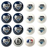San Diego Padres MLB Home vs. Away Billiard Balls Full Set (16 Ball Set) by Imperial International