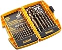 DEWALT DW1956 Pilot Point Twist Drill Bit Assortment, 16-Piece