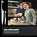 The Romantic Chef Professional ever sharp 8-inch Chefs Knife and 3.5-inch pairing knife. Kitchen Knives set. Cutlery.