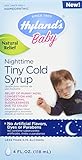 Hyland's Baby Nighttime Cold Syrup, Natural Relief of Runny Nose, Congestion and Sleeplessness, 4 Ounce