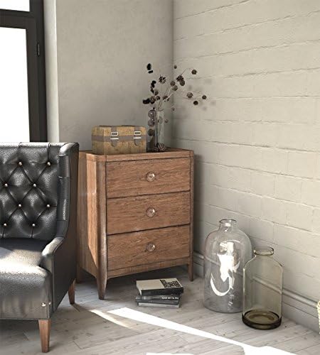 Walnut Mid Century 3 Drawer Dresser, Mid Century Storage -BQ Line