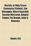 Produkt-Bild: Burials at Holy Cross Cemetery (Colma): Joe Dimaggio, Vince Guaraldi, George Moscone, Abigail Folger, Pat Brown, John G. Downey