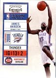 2010 11 Playoff Contenders Plates & Patches Basketball Card # 30 James Harden Oklahoma City Thunder In a Protective Screwdown Display Case!