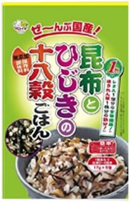 Eighteen grain rice 17gX5 hull of seed quotient domestic kelp and seaweed