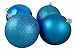 4ct Turquoise Blue Shatterproof 4-Finish Christmas Ball Ornaments 10