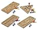 Wooden Peg Board Travel Games, Golf, Basketball, Football And Triangle Jumping Peg, 4 Ct Set RS.2177.00